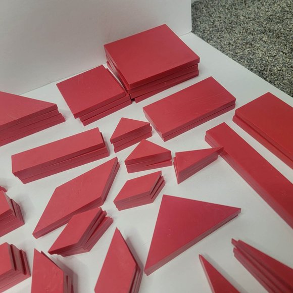 RED POWER BLOCKS - Math Manipulatives - Center for Innovation in Education W box - Picture 6 of 7